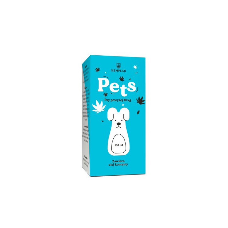 Hemplab Pets olejek konopny dla zwierząt powyżej 10 kg