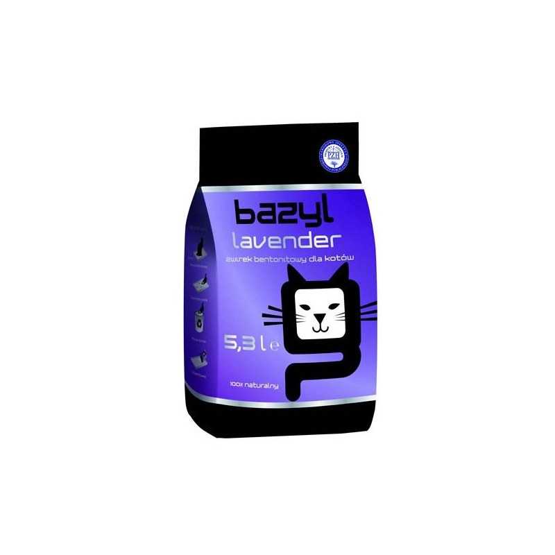 Żwirek bentonitowy dla kota Bazyl Lavender
