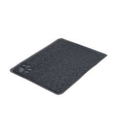 Mata pod kuwetę dla kota, PCV antypoślizgowa, 45×37 cm, kolor antracyt