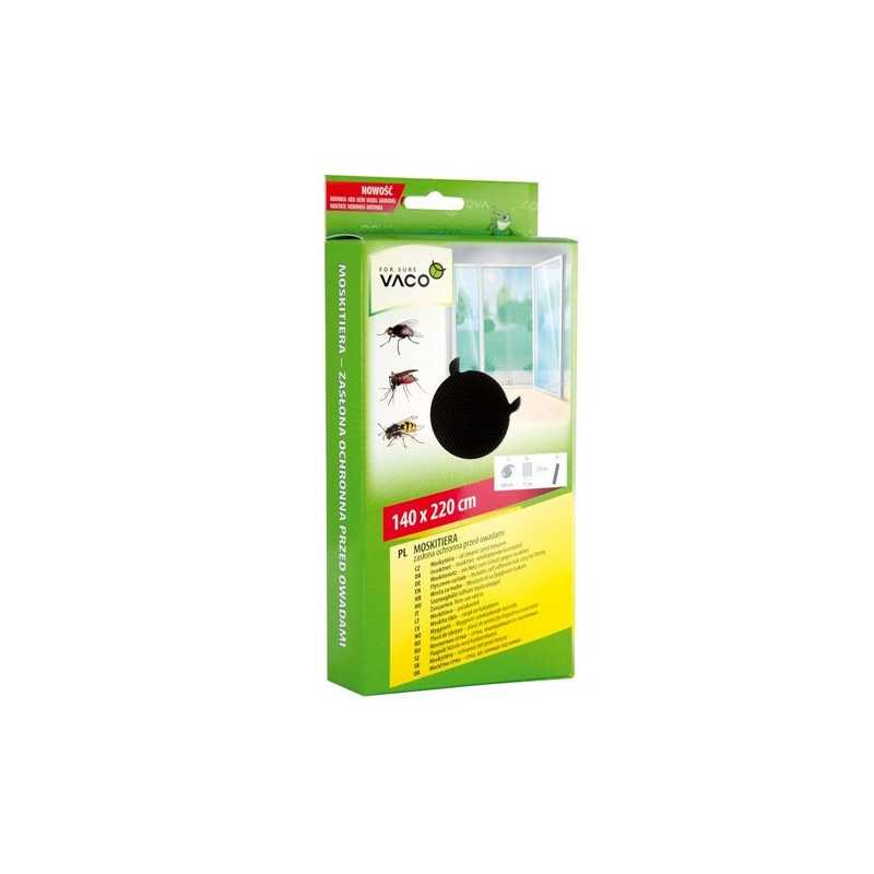 Moskitiera siatka chroniąca przed owadami - czarna