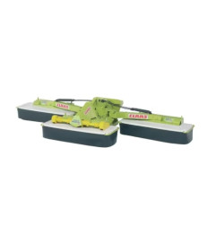 Bruder CLAAS Disco 8550 C Plus 1:16 – trzyczęściowa kosiarka z podniesionymi bocznymi modułami, widok z góry