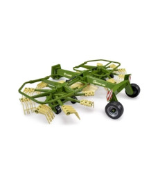 Bruder Krone Swadro 761 1:16 – zgrabiarka z rozłożonymi ramionami i ruchomymi palcami, widok z góry