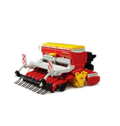 Bruder Pöttinger Vitasem 302ADD 1:16 – siewnik z broną karuzelową, otwartym zbiornikiem i złożonymi schodami