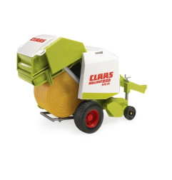Bruder Claas Rollant 250 Roto Cut 1:16 – prasa rolująca z otwartą tylną klapą i widoczną belą
