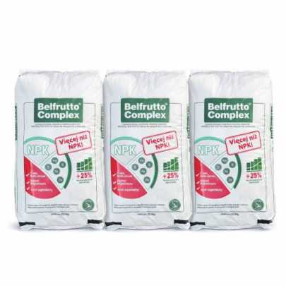 Pakiet 3x25kg nawozu Belfrutto Complex – organiczno-mineralne odżywianie i regeneracja gleby w HotFarm.pl